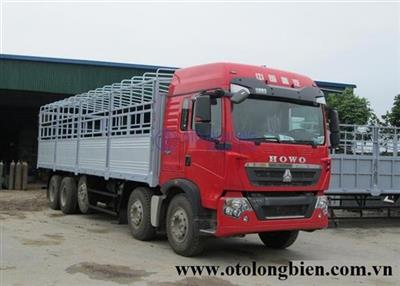 Xe tải thùng 5 chân Howo T5G tải trọng 21-22 tấn 2023
